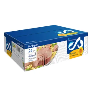 کنسرو ماهی تون در روغن دی - 180 گرم بسته 24 عددی