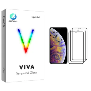 Junbo Viva Glass Screen Protector For Apple iPhone XS Max Pack Of 3