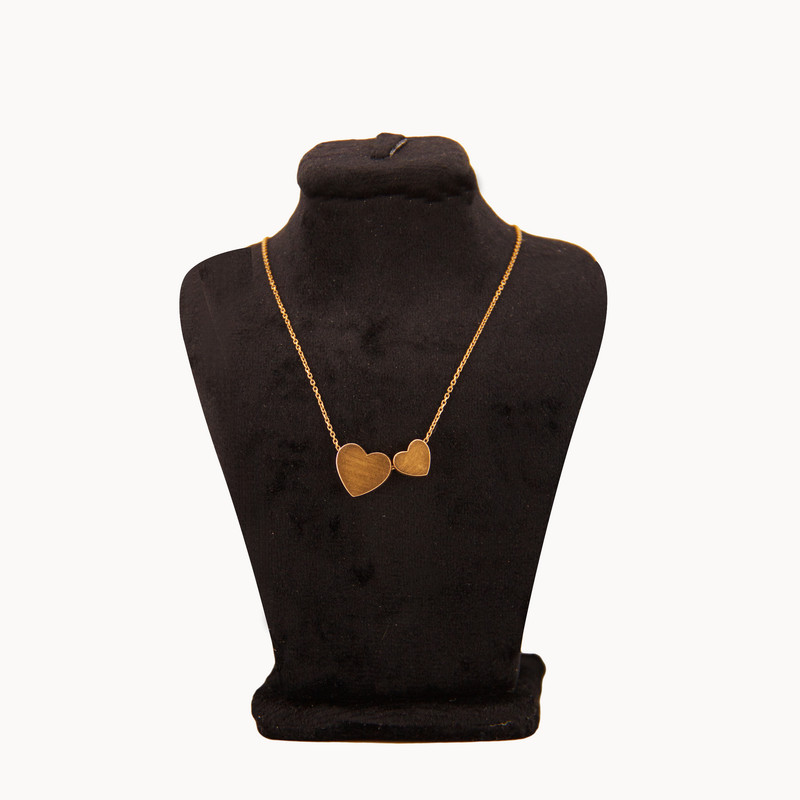 گردنبند طلا 18 عیار دخترانه رستا گالری مدل KJ654