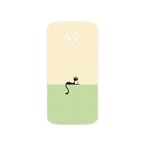 MAHOOT Minimal Internet Cat Icon Cover Sticker for Motorola Moto G6