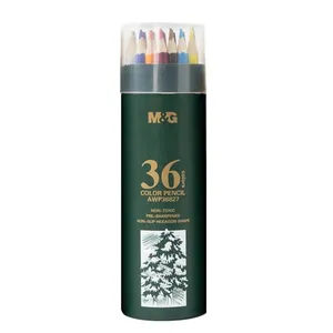 مداد رنگی 36 رنگ لوله‌ای ام اند جی مدل 34309 کد12347