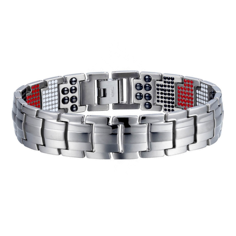 دستبند مغناطیسی مدل hematite کد a73 دستبند مغناطیسی مدل hematite کد a73