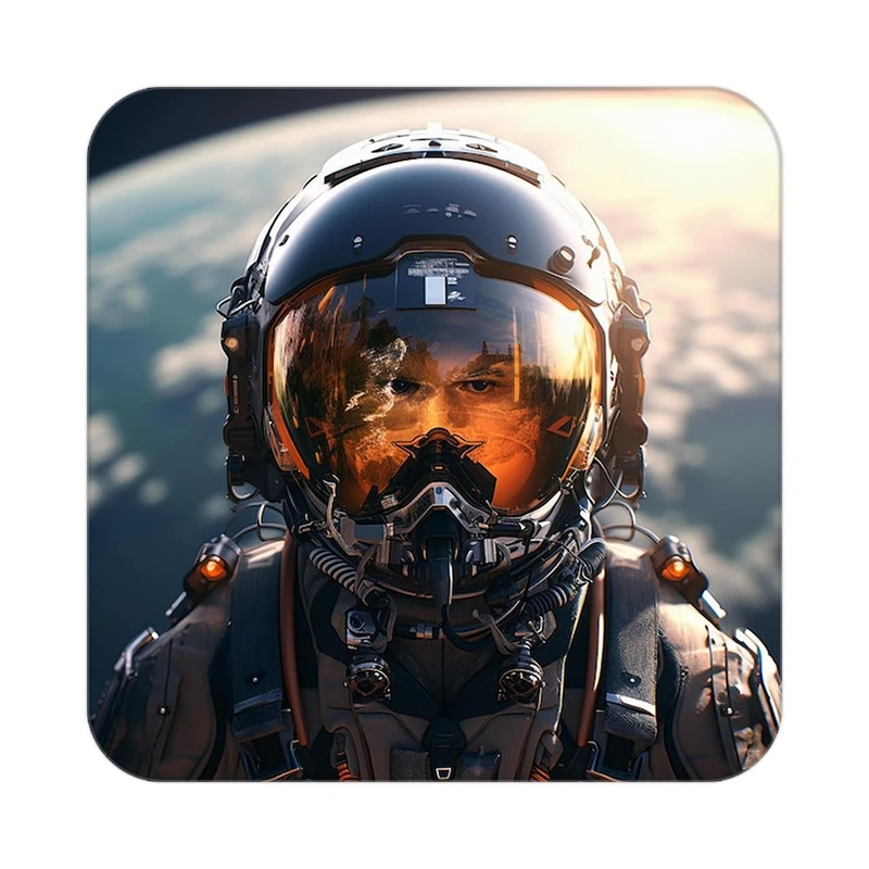 زیر لیوانی کاکتی طرح فضانورد مدل mp46142