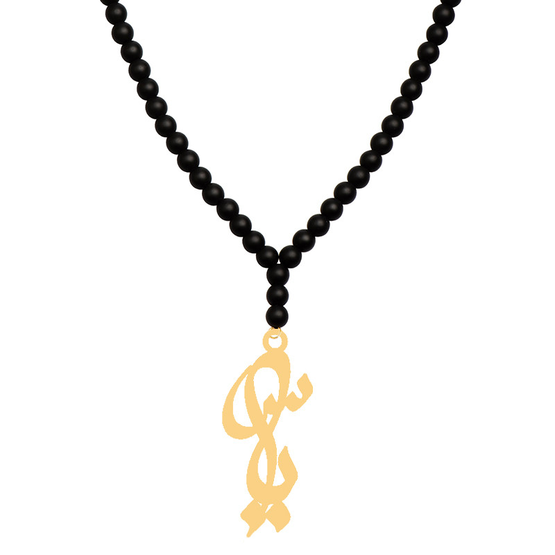 گردنبند طلا 18 عیار زنانه کرابو طرح یاس مدل Kr71513