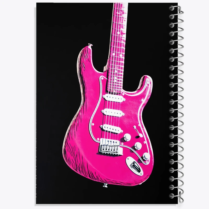 دفتر نت موسیقی 50 برگ خندالو مدل گیتار الکترونیک کد N758