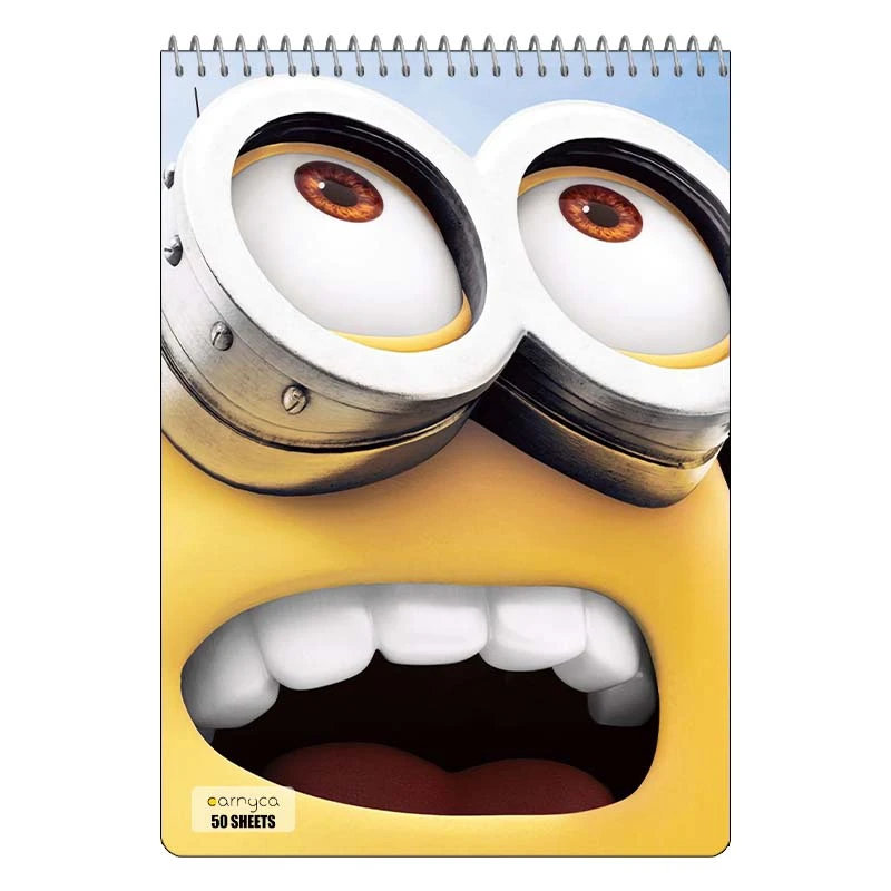 دفتر نقاشی 50 برگ سیمی کارنیکا طرح من نفرت انگیز Despicable Me کد 32362