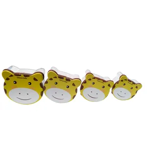 ظرف نگهدارنده غذای کودک مدل chicoo baby مجموعه 4 عددی