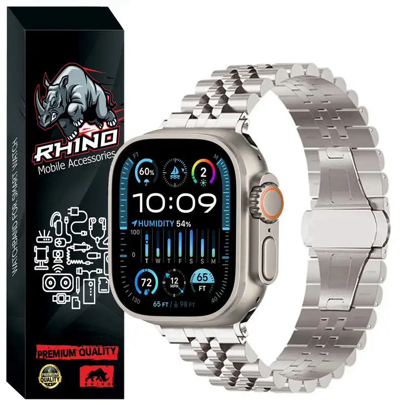 بند راینو مدل 5BID مناسب برای اپل واچ سری الترا Ultra 49 / Ultra 2 49 میلی متر