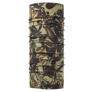 دستمال سر و گردن باف مدل Original branches moss green