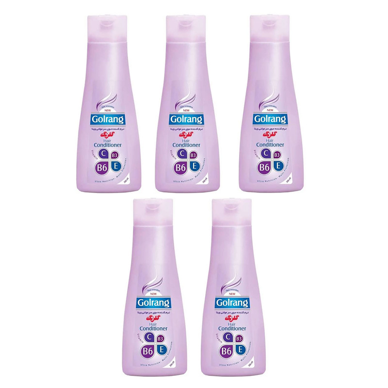 نرم‌کننده مو گلرنگ مدل 0a5 حجم 300 میلی‌لیتر مجموعه 5 عددی