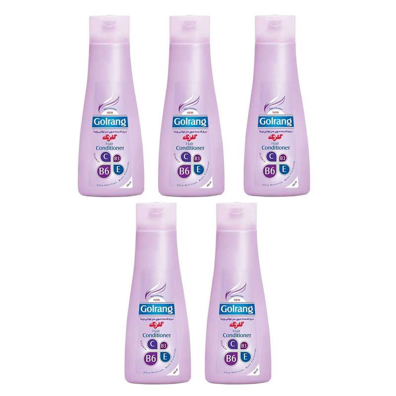 نرم‌کننده مو گلرنگ مدل 0a5 حجم 300 میلی‌لیتر مجموعه 5 عددی