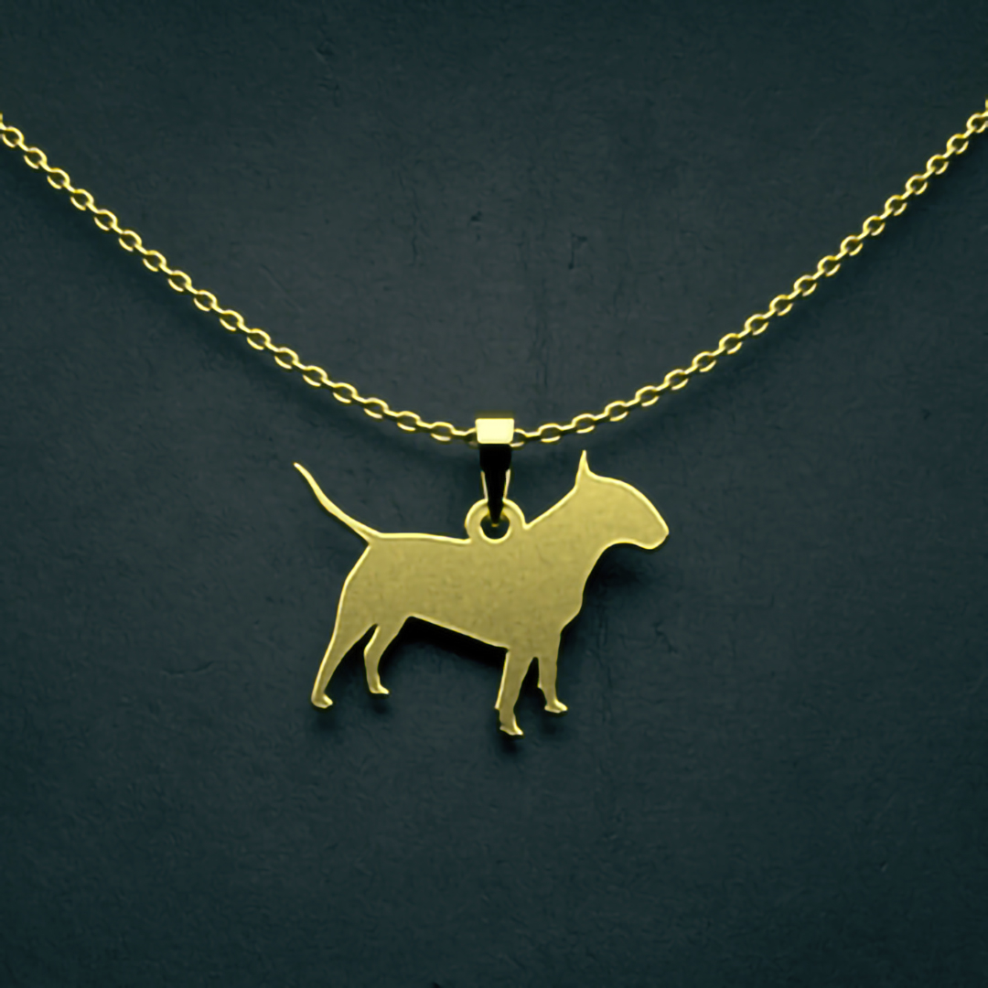 گردنبند طلا 18 عیار زنانه مدوپد مدل سگ کد J3-1-1021