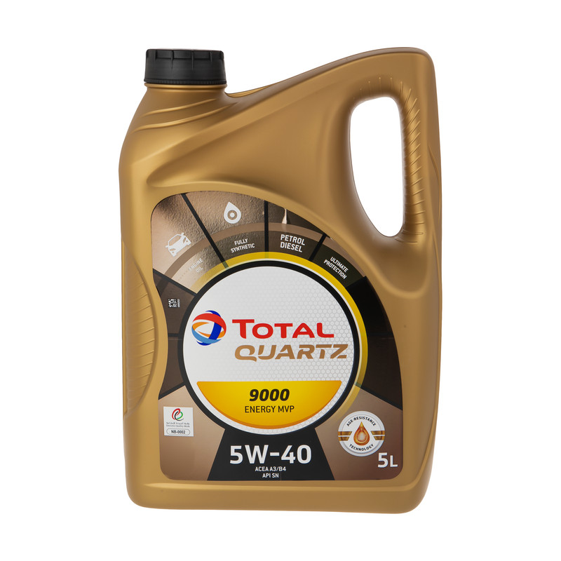 روغن موتور توتال مدل 5W-40 EGY حجم 5 لیتر