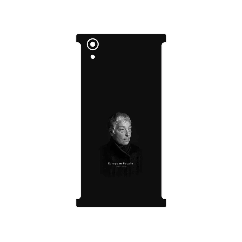 برچسب پوششی ماهوت مدل Portrait of a European Woman مناسب برای گوشی موبایل سونی Xperia XA1 Plus
