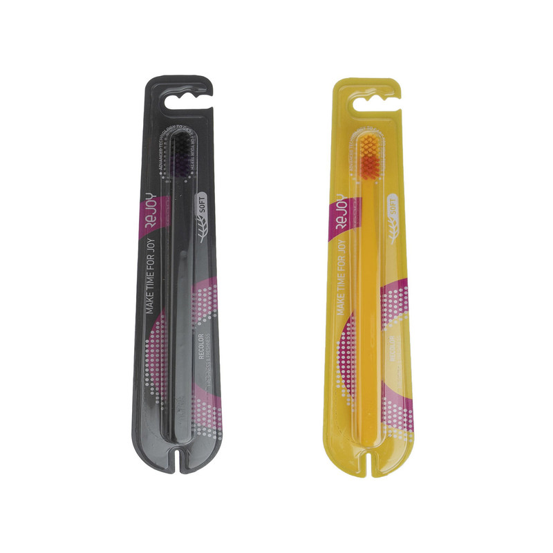 مسواک ریجوی مدل So-2 با برس نرم مجموعه 2 عددی