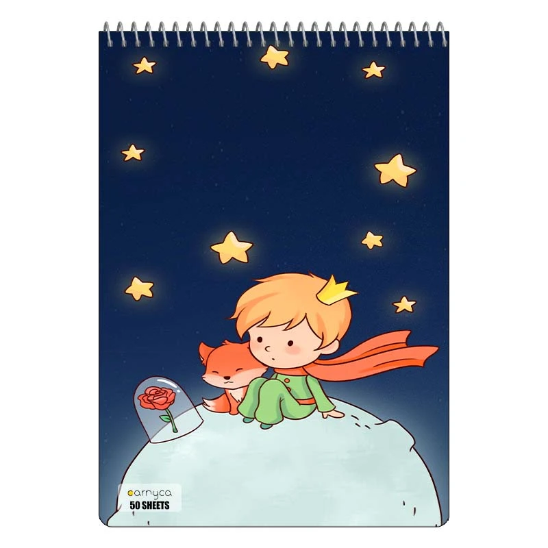 دفتر نقاشی 50 برگ سیمی کارنیکا طرح شازده کوچولو The Little Prince کد 90678