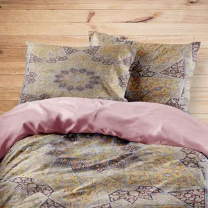 سرویس روتختی مدوپد طرح فرش قم گنبدی مدل C-Ghom035 یک نفره 4 تکه