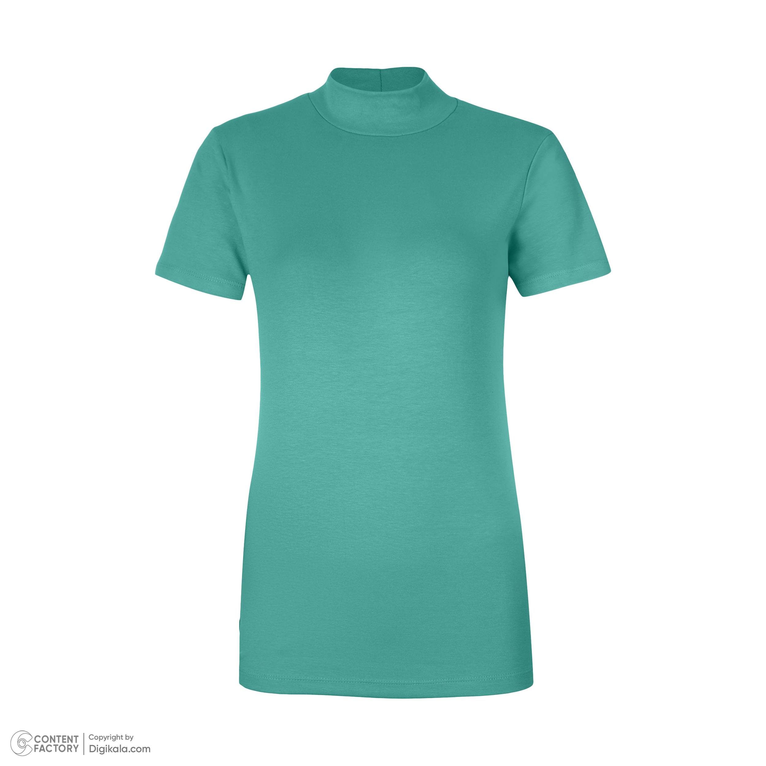 تی شرت آستین کوتاه زنانه برنس مدل باربارا-41 رنگ سبز روشن -  - 2