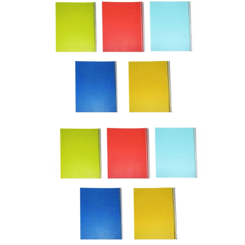 دفتر مشق ۱۰۰ برگ مدل ساده مجموعه ۱۰ عددی