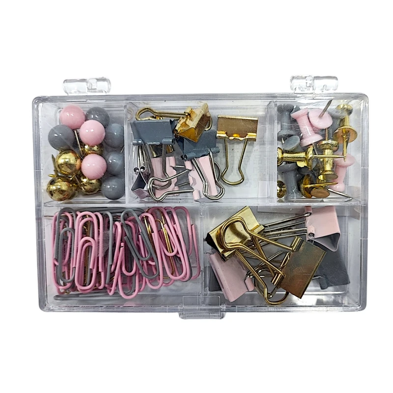 گیره کاغذ بیفا مدل 93600 بسته 80 عددی