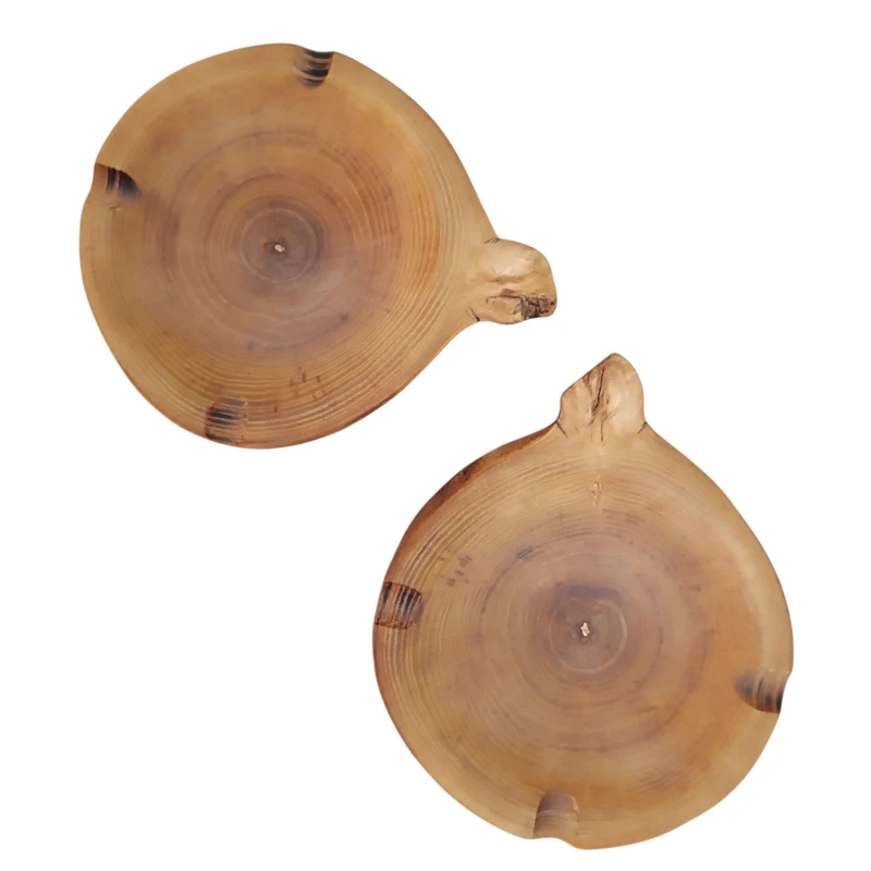 زیرسیگاری چوبی مدل انار بسته 2 عددی