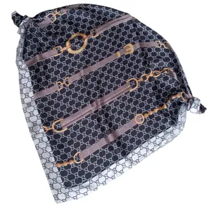 روسری زنانه گوچی مدل ابریشم مجلسی مهمانی کمربندی کد 52