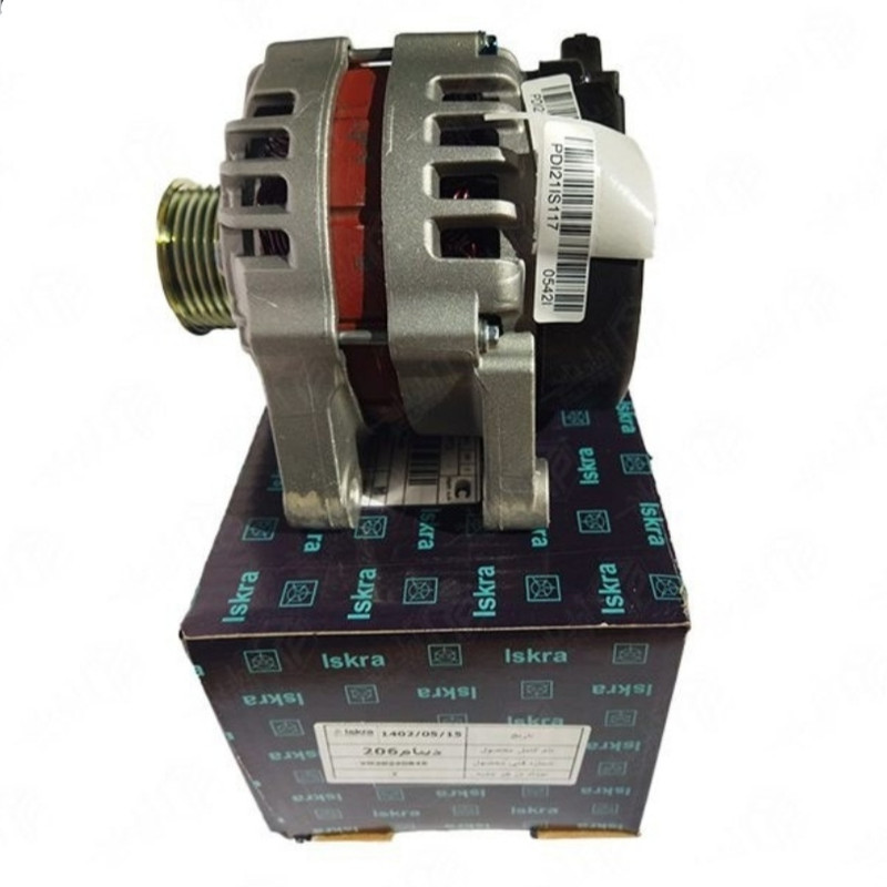 دینام کامل ایسکرا اتو الکتریک مدل 95 آمپر مناسب برای 206 و سمند