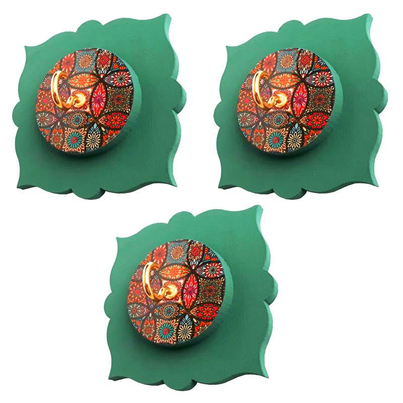 آویز حوله مدل هانا کد AG85 بسته 3 عددی