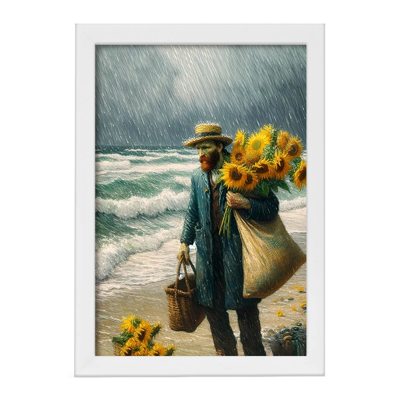 تابلو خندالو مدل ونسان ونگوگ کد F8777