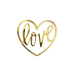 استیکر تزئینی موبایل و تبلت مدل Love برجسته