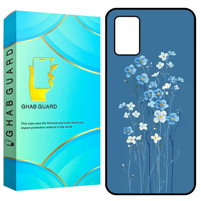 کاور قاب گارد طرح گل مدل GCHPA03S مناسب برای گوشی موبایل سامسونگ Galaxy A02s / M02s / A03s  