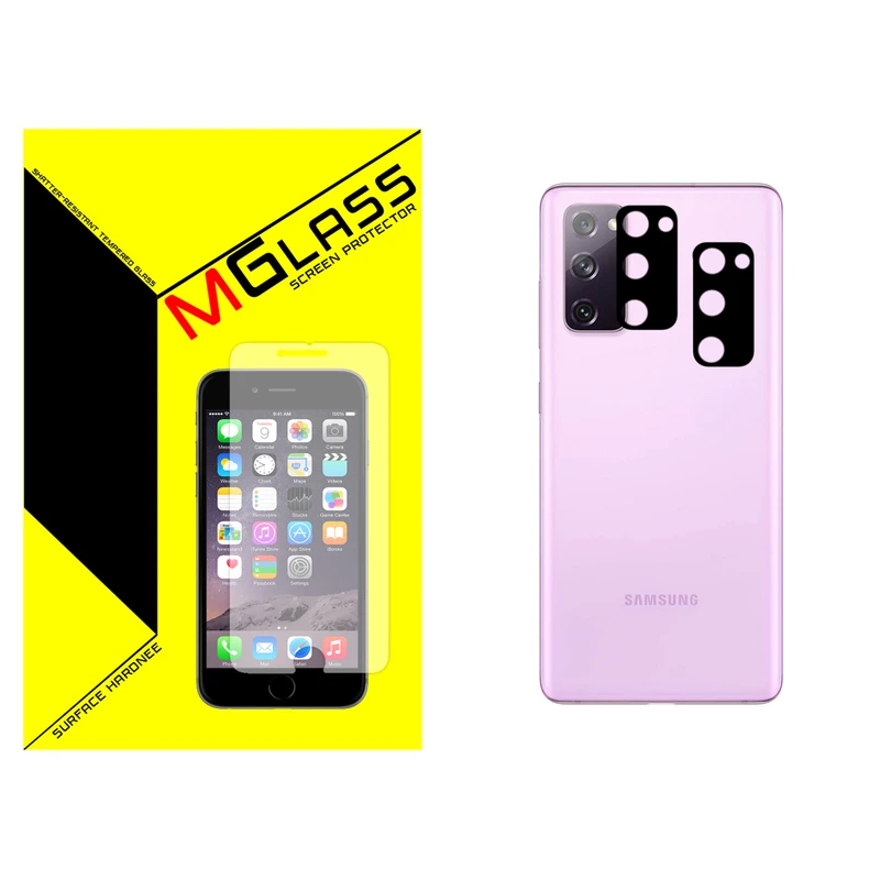 محافظ لنز فلزی دوربین ام گلس مدل MGL-02 مناسب برای گوشی موبایل سامسونگ GALAXY S20 FE بسته دو عددی