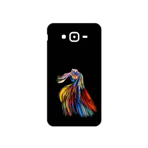 MAHOOT Rainbow Hair Digital Art Cover Sticker for Samsung Galaxy J7 Core