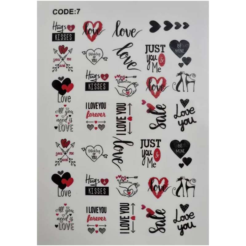 لنز ناخن مدل CODE07