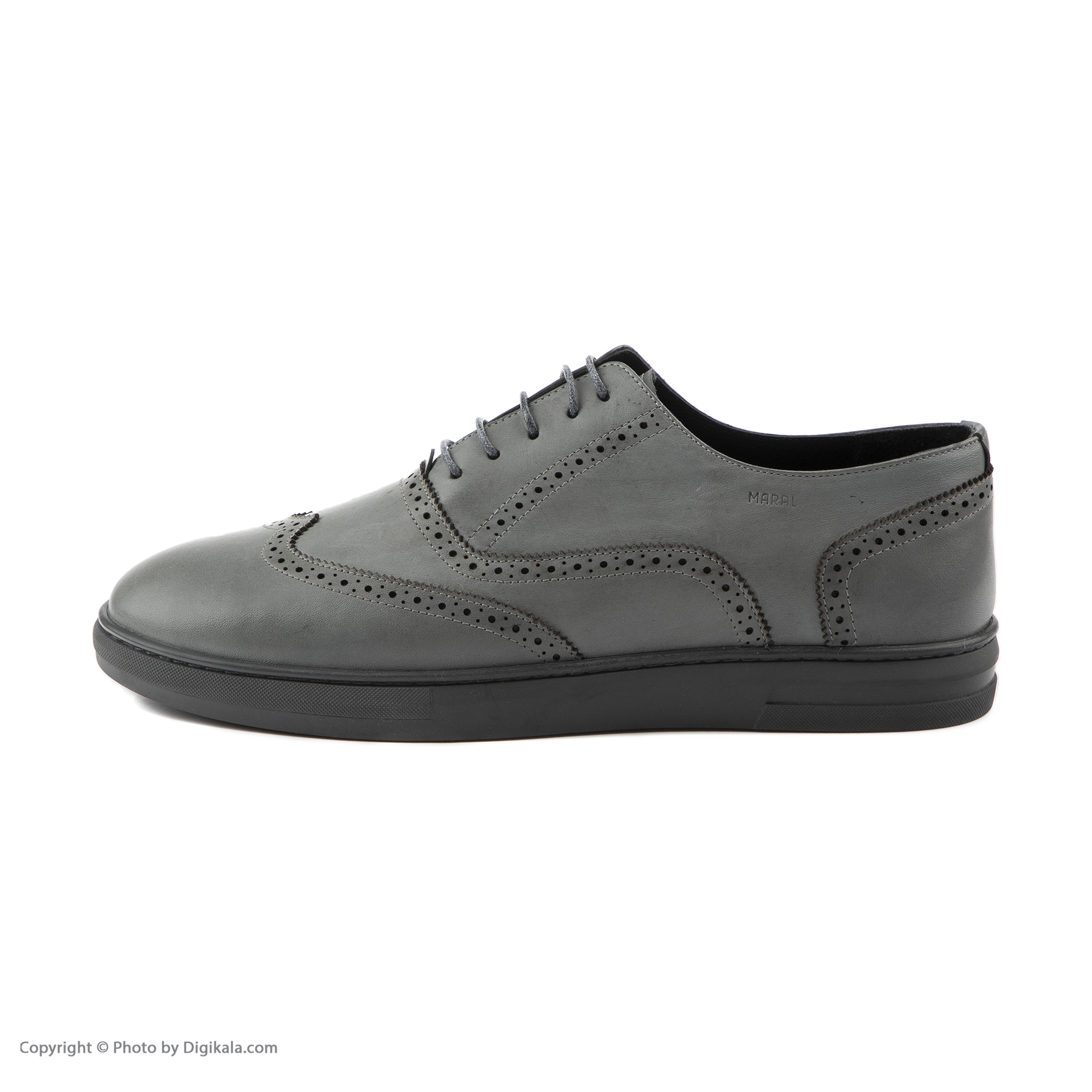 کفش روزمره مردانه مارال چرم مدل تورین 3100-Gray -  - 5