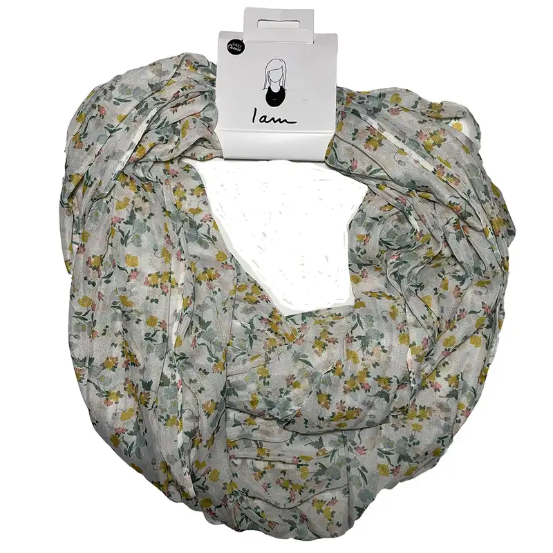 شال زنانه آی ام مدل حلقه ای 110a