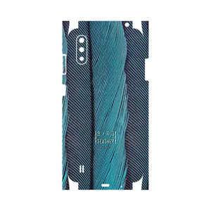 MAHOOT Turquoise feathers-FullSkin Cover Sticker for Samsung Galaxy A01