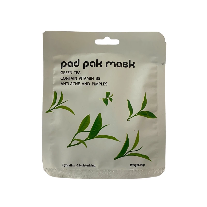 ماسک صورت پد پاک مدل چای وزن 25 گرم بسته 3 عددی