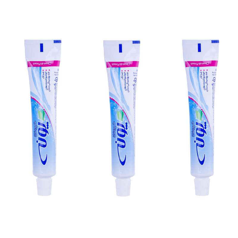 خمیر دندان پونه مدل Clean And Fresh وزن 80 گرم بسته 3 عددی خمیر دندان پونه مدل Clean And Fresh وزن 80 گرم بسته 3 عددی