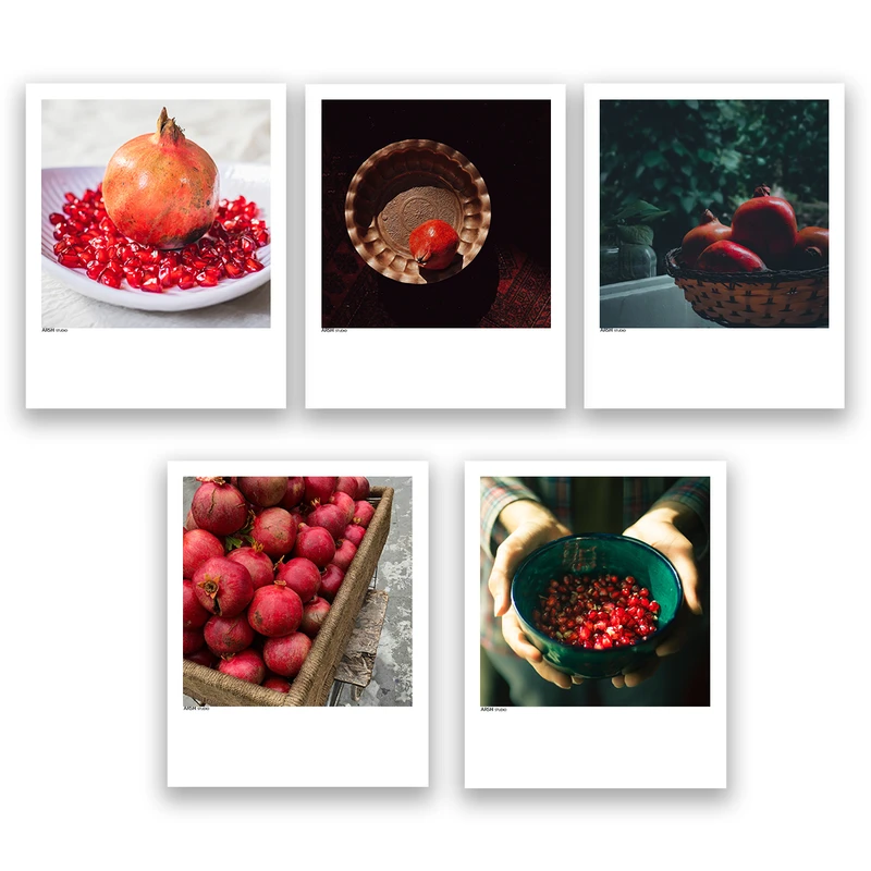 آویز تزیینی عرش مدل فانتزی یلدا کد Asa130 مجموعه پنچ عددی