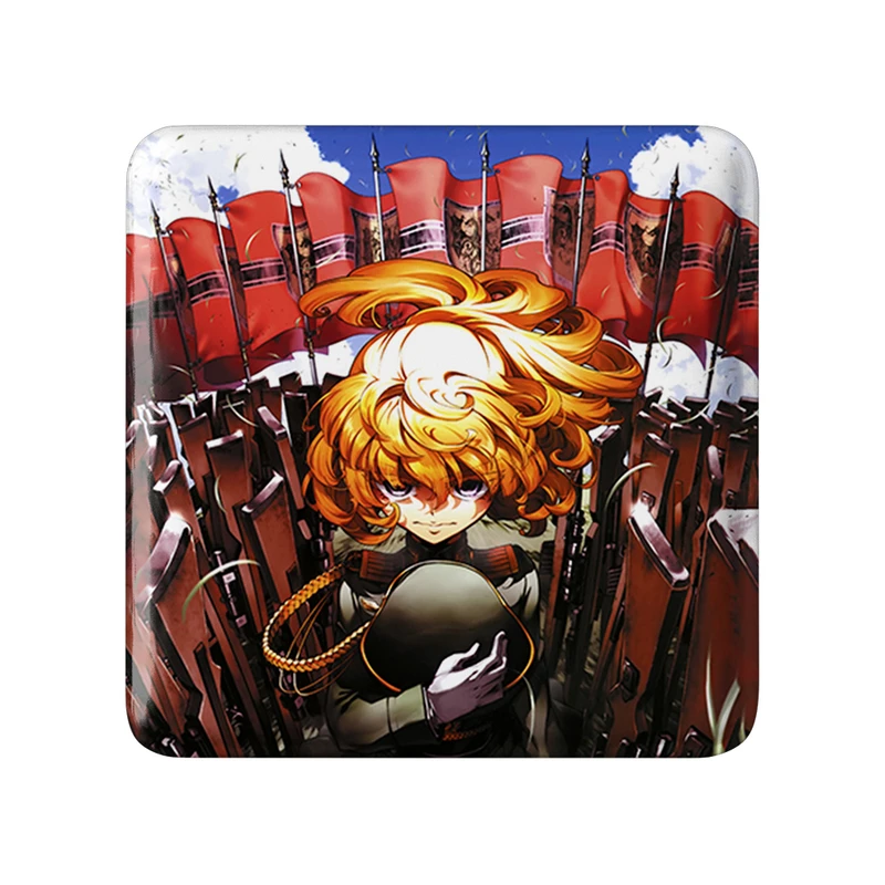 پیکسل خندالو طرح تانیا انیمه یوجو سنکی مدل مربعی کد 34659