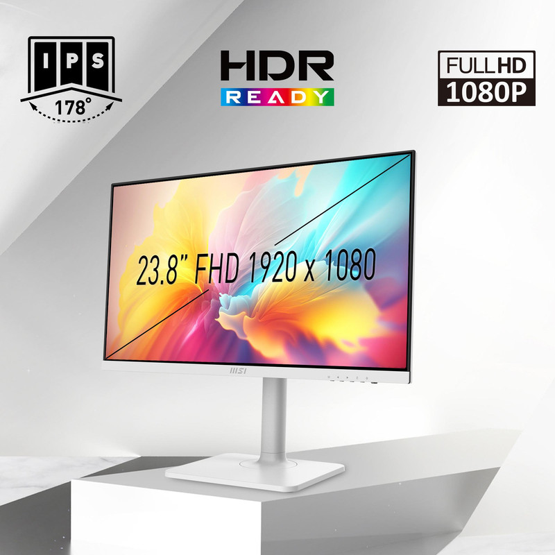 مانیتور 23.8 اینچ ام اس آی مدل Modern MD2412PW