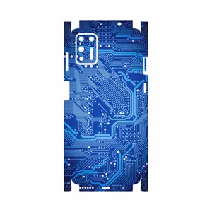 MAHOOT Blue Printed Circuit Board-FullSkin Cover Sticker for Motorola Moto G9 Plus