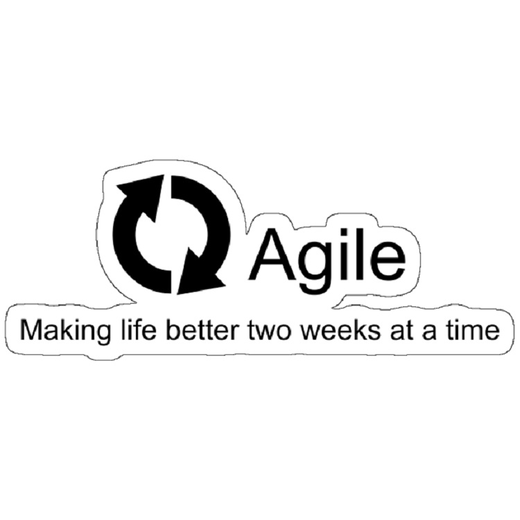 استیکر لپ تاپ مدل Agile Making Life Better