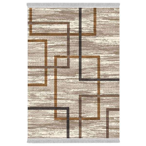 فرش پارچه‌ای دفه مدل فرشینه هازان مخمل طرح فانتزی کد 3327