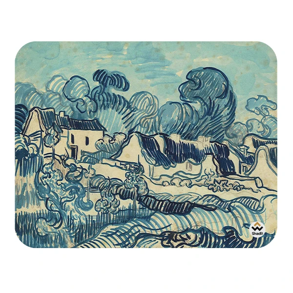ماوس پد شادیت مدل نقاشی خانه کد01 سایز24*19سانتی متر