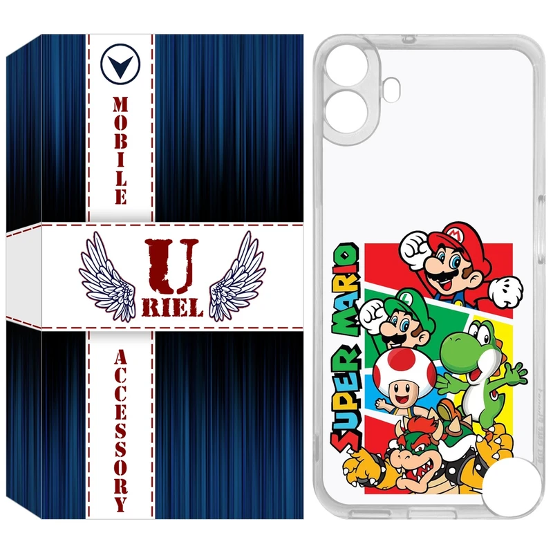 کاور یوریل مدل Clear کد 76 طرح ماریو مناسب برای گوشی موبایل ناتینگ فون Nothing CMF Phone 1