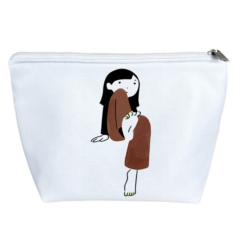 کیف لوازم آرایش دخترانه خندالو مدل دختر کد 8058