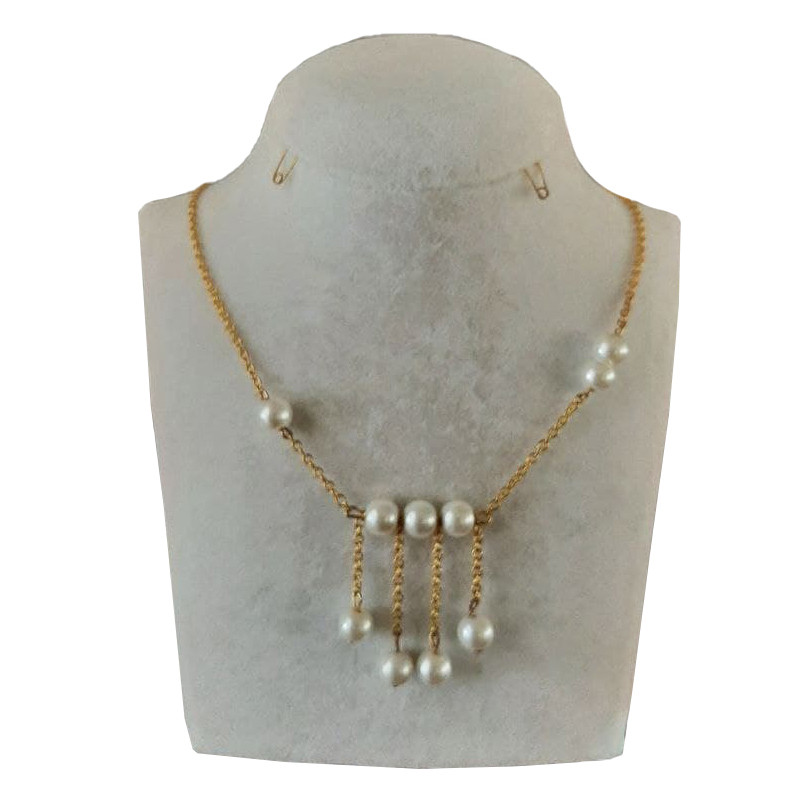 گردنبند دخترانه مدل مروارید کد 0521 گردنبند دخترانه مدل مروارید کد 0521