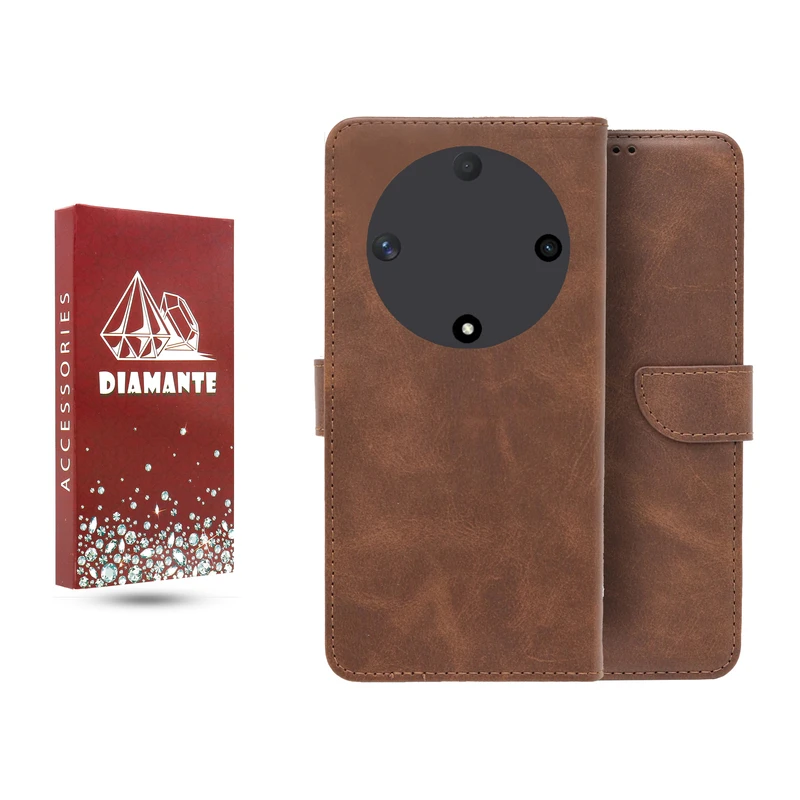 کیف کلاسوری دیامانته مدل Bers Ros مناسب برای گوشی موبایل آنر X9B